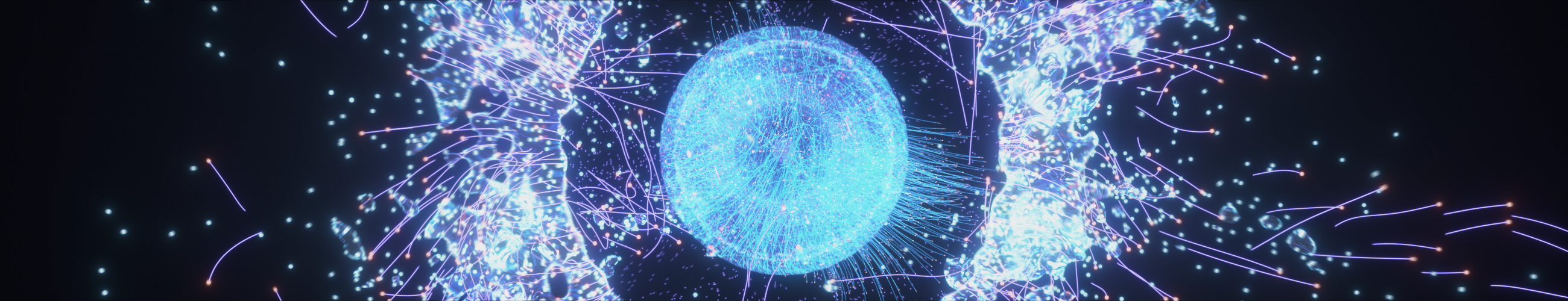 Particles universe Media Art